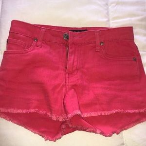Red shorts